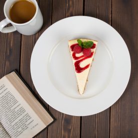 Felit fehér porcelán lapostányér 20,5 cm