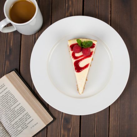 Felit fehér porcelán lapostányér 20,5 cm