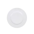 Felit fehér porcelán lapostányér letisztult tálaláshoz