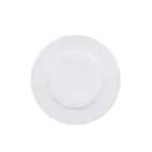 Felit fehér porcelán lapostányér letisztult tálaláshoz