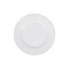 Felit fehér porcelán lapostányér letisztult tálaláshoz