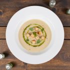 Fehér Felit porcelán mélytányér levesekhez