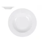 Felit fehér porcelán mélytányér letisztult tálaláshoz