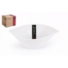 Gourmet mártogatós kistálka fehér porcelánból – 15×11,5×4,2 cm
