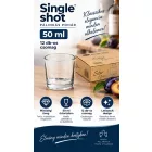 Elegáns Single shot pálinkás pohár 50 ml kapacitással, tartós üvegből