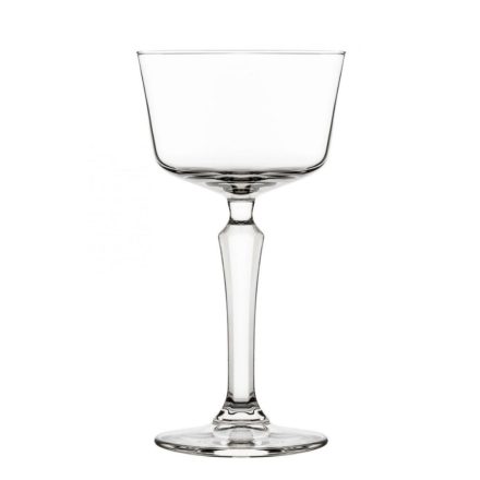 Onis Speakeasy Gin Fizz koktélos pohár 250 ml-es karakteresebb art déco szárral, extra tartós üvegből