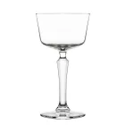 Onis Speakeasy Gin Fizz Koktélos Pohár Art Déco Szárral, 250 ml – 6 db-os Csomag