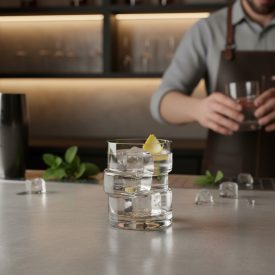   The Glitch koktélos pohár 355 ml, 6 db-os csomag - bartender tervezte különleges Collins koktélos pohár