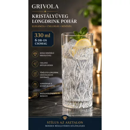 Grivol longdrink pohár 330 ml
