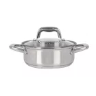 Caesar 2 literes indukciós lábas üveg fedővel, 18 m-es átmérő