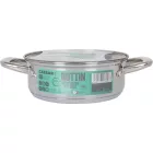 Caesar 2 literes indukciós lábas üveg fedővel, 18 m-es átmérő