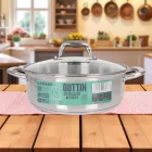 Indukciós Caesar lábas 5 liter, 26 cm, üveg fedővel – GasztroZoli ajánlata