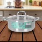 Indukciós Caesar lábas, 7 liter, 28 cm, üveg fedővel – GasztroZoli ajánlata