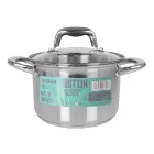 Caesar 3 literes indukciós fazék üveg fedővel, 18 cm-es átmérő