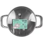 Caesar 3 literes indukciós fazék üveg fedővel, 18 cm-es átmérő