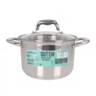 Caesar 5 literes indukciós fazék üveg fedővel, 22 cm-es átmérő