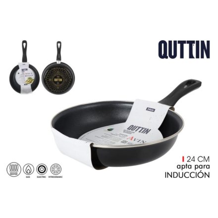 Quttin Avin 24 cm-es tapadásmentes serpenyő – indukciós tűzhelyhez, olajszegény sütéshez