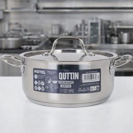   Quttin Hotel lábas fedővel 2,5 literes 20 cm-es átmérőjű indukciós - Spanyol edény