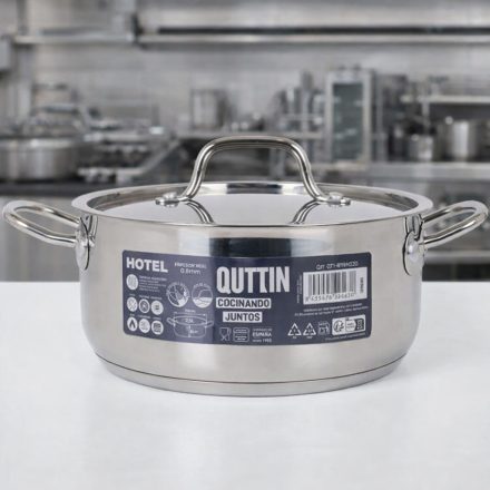 Quttin Hotel lábas fedővel 2,5 literes 20 cm-es átmérőjű indukciós - Spanyol edény