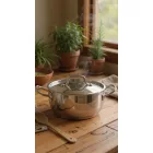 Quttin Hotel lábas fedővel 2,5 literes 20 cm-es átmérőjű indukciós - Spanyol edény