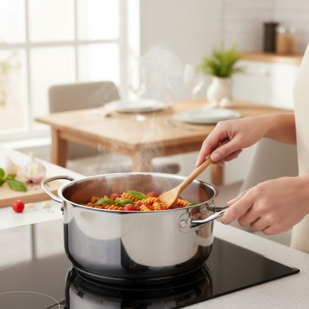 Quttin Hotel lábas fedővel 4 literes 24 cm-es átmérőjű indukciós - Spanyol edény