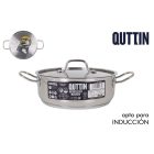 Quttin Hotel lábas fedővel 4 literes 24 cm-es átmérőjű indukciós - Spanyol edény