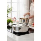 Quttin Hotel lábas fedővel 7,5 literes 30 cm-es átmérőjű indukciós - Spanyol edény