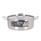 Quttin Hotel indukciós lábas fedővel 9,5 l – Ø32 cm, rozsdamentes
