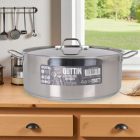 Quttin Hotel lábas fedővel 14 liter, 36 cm – spanyol rozsdamentes edény indukcióhoz