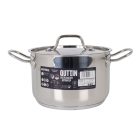 Quttin Hotel magas lábas fedővel 4 literes 20 cm-es átmérőjű indukciós - Spanyol edény