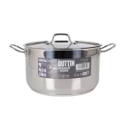 Quttin Hotel indukciós magas lábas fedővel 9,5 l – 28 cm átmérővel, rozsdamentes