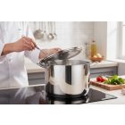 Quttin Hotel magas lábas fedővel 14 literes 32 cm-es átmérőjű indukciós - Spanyol edény