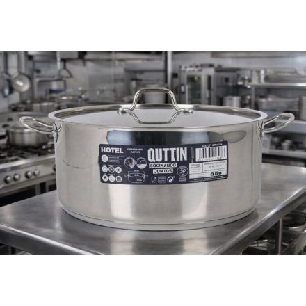 Quttin Hotel magas lábas fedővel 16 literes 34 cm-es átmérőjű indukciós - Spanyol edény