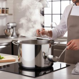   Quttin Hotel magas lábas fedővel 19 literes 36 cm-es átmérőjű indukciós - Spanyol edény