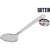 Quttin szervírozó kanál 31,5 cm, ergonomikus nyéllel, éttermek és otthoni használatra