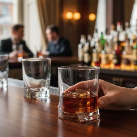 Gotico 350 ml-es dupla old fashioned whiskys pohár, 6 db-os csomag - Olasz minőség
