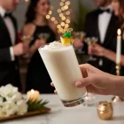 Pisa modern ferde üveg longdrink pohár