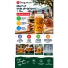 Borgonovo Mamut óriás üveg söröskorsó sörözők, éttermek és rendezvények számára