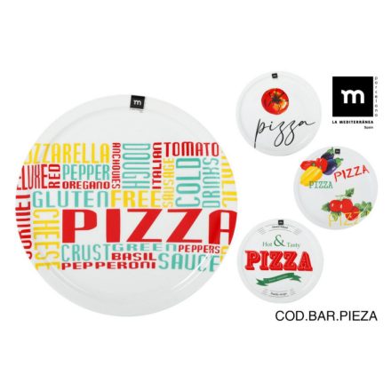 Pizzatányér, 33 cm, high alumina porcelán