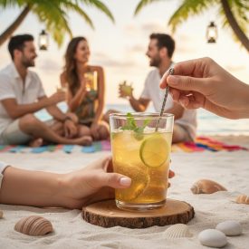 LAV Lara vizespohár 205 ml – letisztult, egyszerű formájú üveg pohár vízhez, üdítőhöz és mindennapi használatra