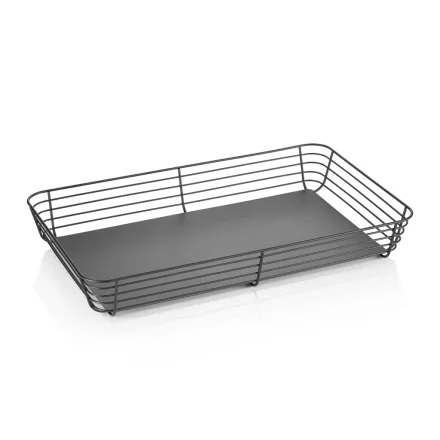 GN 1/1 Pékáru kosár fekete porszórt