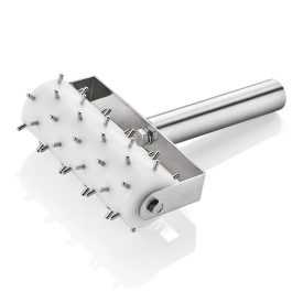   Tészta kiszúró henger, tüske hosszúság 0,5 cm, 20,5x14 cm, rozsdamentes