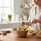 Rozsdamentes keverőtál erős falú kúpos kialakítás 5,5 literes 28 cm