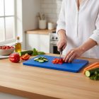 Vágólap 53-32.5-2 cm Gn 1/1 kék 6 gumitalpacskával