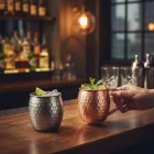 Moscow Mule bögre 450 ml pvd bevonatos vintage árnyalat, 2 db-os csomag