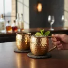 Moscow Mule bögre 450 ml pvd bevonatos titánium arany, 2 db-os csomag