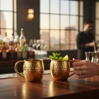 Moscow Mule bögre 450 ml pvd bevonatos titánium arany, 2 db-os csomag
