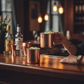   Moscow Mule bögre hagyományos formájú 450 ml PVD bevonatos bronz színű, 2 db-os csomag