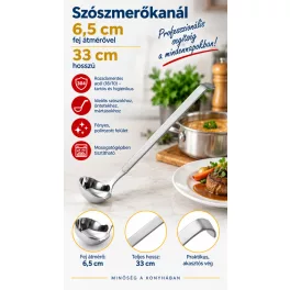 Szószos merőkanalak