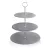 3 emeletes pala kínáló állvány - 20x25x30 cm-es tányérokkal 34 cm magas - Német minőség